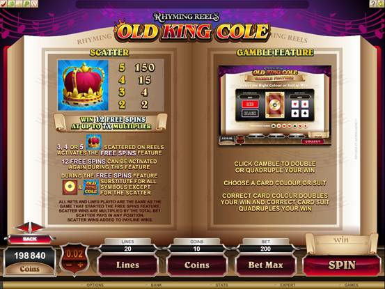 Rhyming Reels Old King Cole