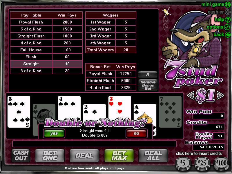 7 Card Stud Poker